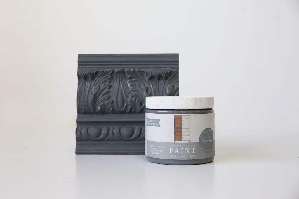 Completely transform surfaces with Rescue Restore Paint from A Makers’ Studio. No need for sanding, stripping, priming, or sealing when painting furniture, cabinetry, or so many other surfaces, even glass, melamine, formica, concrete, and more!