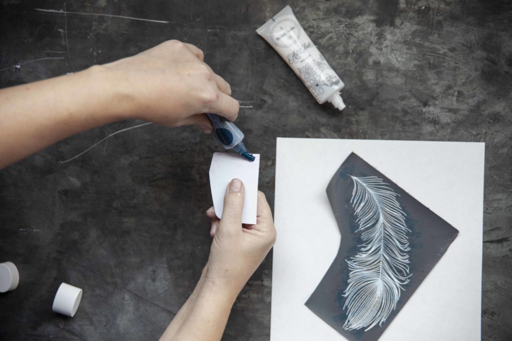 Look at that beautiful work of art! With the help of this Maker Monday DIY kit, you’ll have a lovely feather painting (and frame) to show off in less 2 hours. If you want more step-by-step directions or you like following along as Amy works, check out this week’s Maker Monday video. 